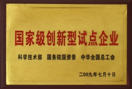国家级创新型试点企业